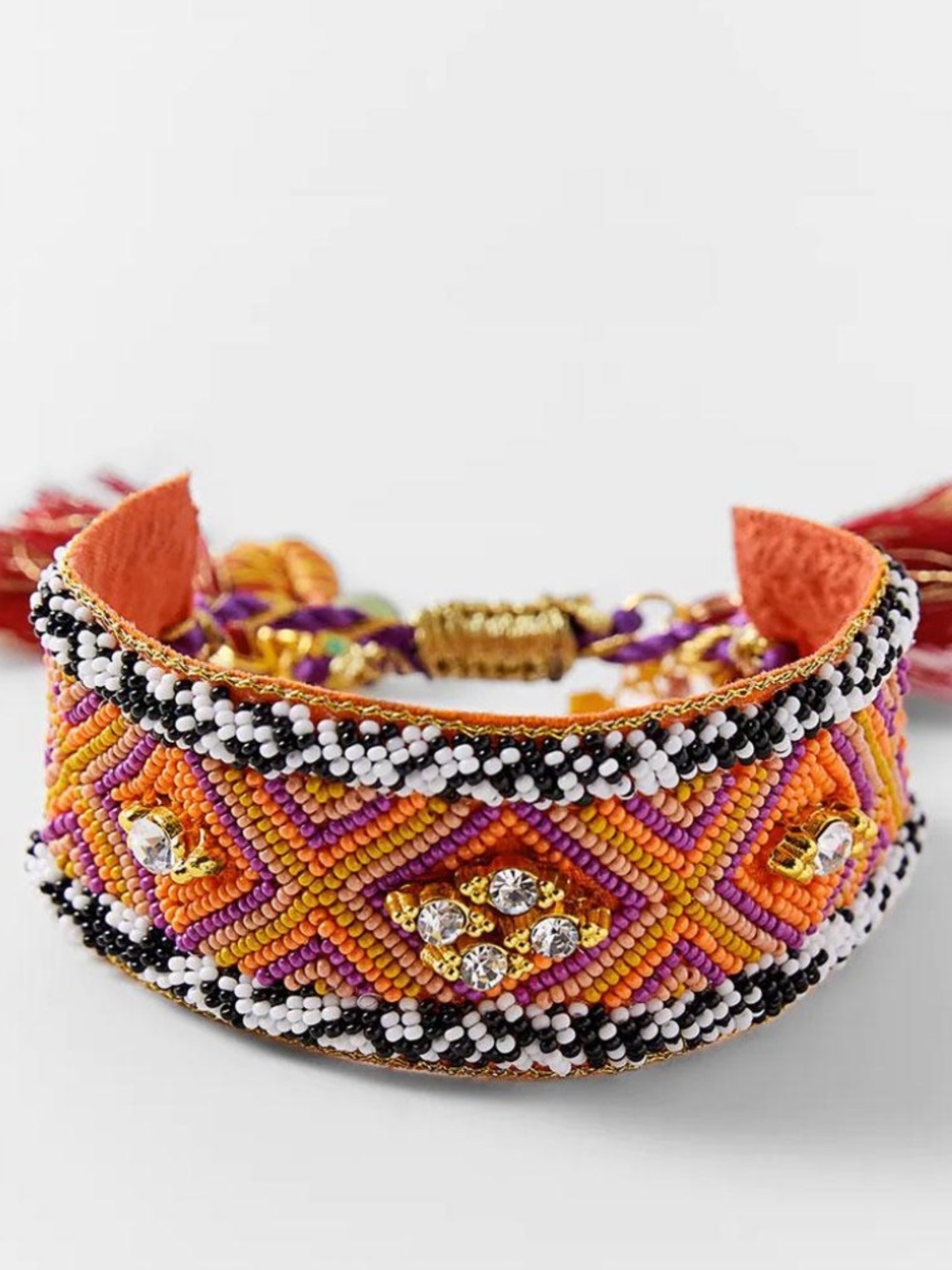 ZARA Womens Beaded Bracelet Like New